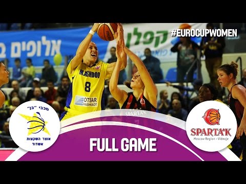 Maccabi Bnot (ISR) v Sparta&k M.R. Vidnoje (RUS) - Full Game - EuroCup Women 2016/17