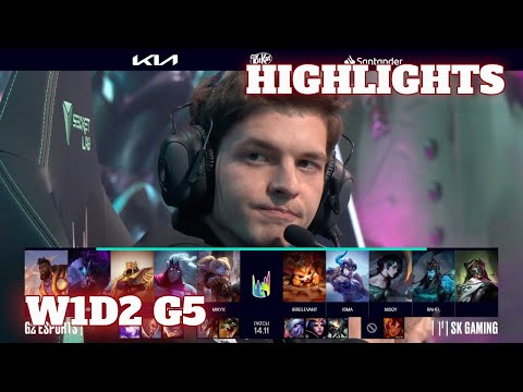 G2 vs SK - Highlights | Week 1 Day 2 LEC Summer 2024 | G2 Esports vs SK Gaming W1D2