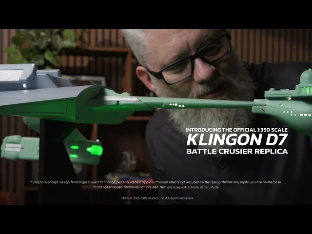 Vídeo relacionado con Generico Llavero modelo KLINGON D-7 Battle Cruiser original - Longitud 7 cm