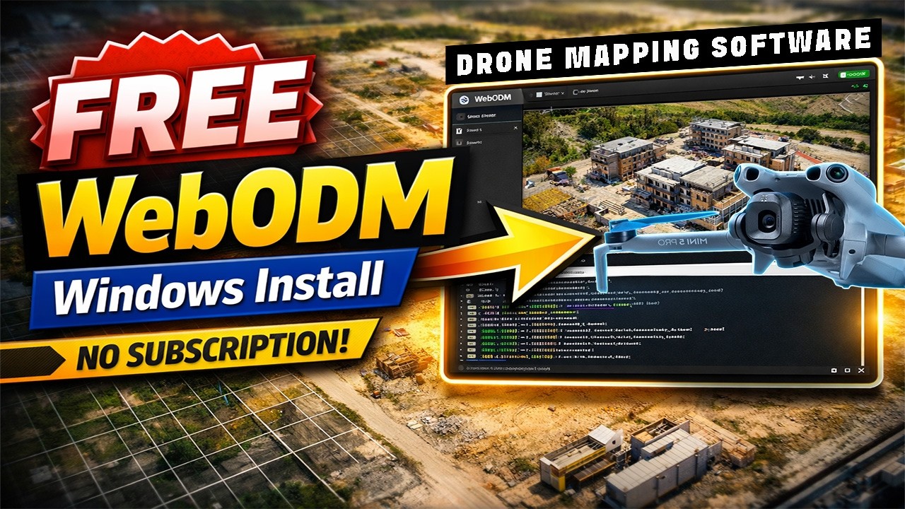 How to Install WebODM on Windows 2026 | FREE Drone Mapping Software For Life