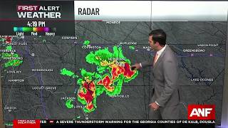 Storm chances continue across Georgia