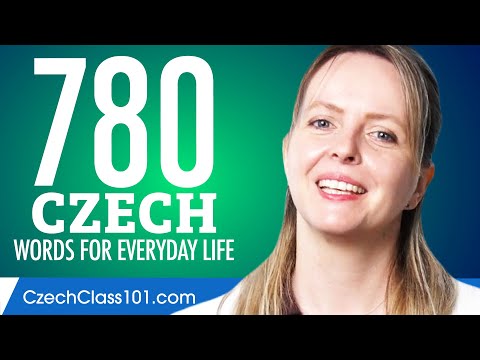 780 Czech Words for Everyday Life - Basic Vocabulary #39