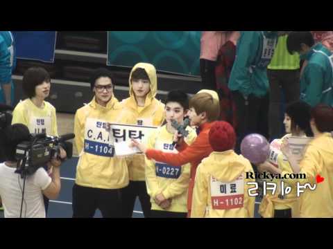 120108 틴탑 리키 아육대 높이뛰기 미리보기 직캠