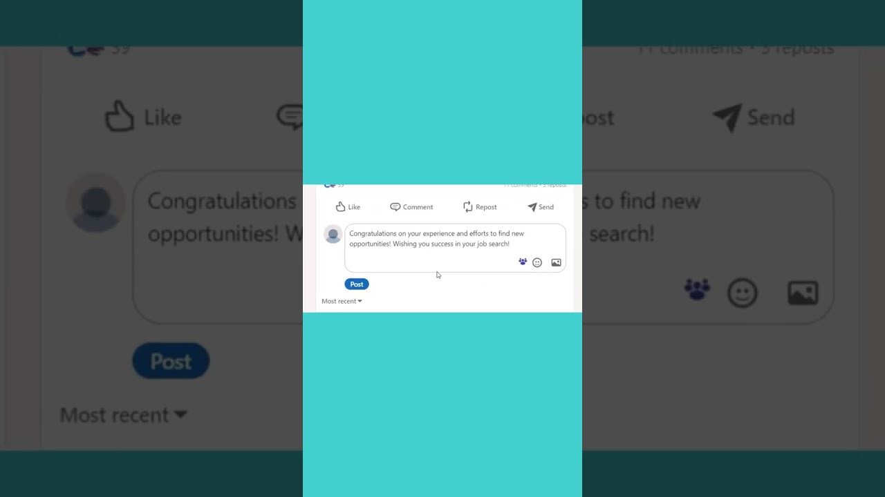 Use AI to write comments on LinkedIn