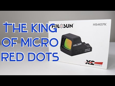 Holosun HS407k review! Best micro red dot?