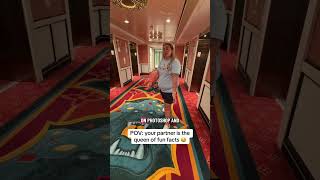 She is also the trivia queen! 👸 #disney #disneycruise #cruise #disneytreasure #cruiseship
