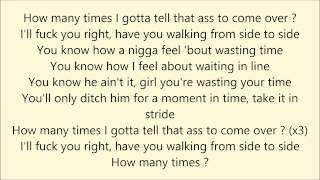 How many times - Dj Khaled ft. Chris Brown, Lil Wayne &amp; Big Sean (Lyrics)