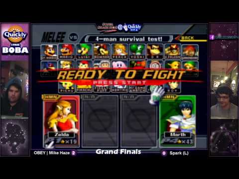 SSBM @ Quickly 12 Grand Finals - Spark Vs. OBEY Mike Haze
