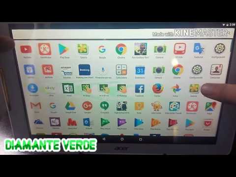 Unboxing tablet acer iconia  one 10 B3-A30 - diamante verde