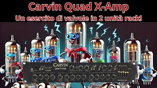 Carvin Quad X-Amp: un esercito di valvole di due unità rack! #carvin #preamp #tube #tubes #guitar