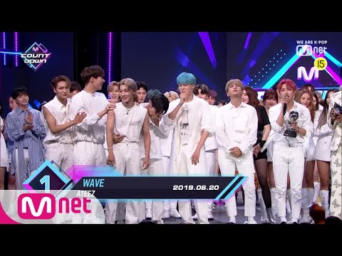 6월 셋째 주 1위 '#에이티즈’의 'WAVE’ 앵콜 무대! (Full ver.) M COUNTDOWN 190620 EP.624
