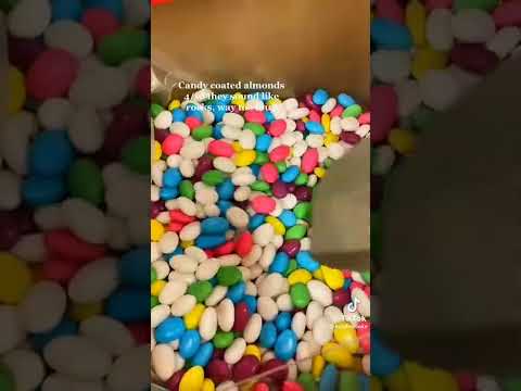 CANDY COATED ALMONDS AND CHOCOLATE JUBEJUBES