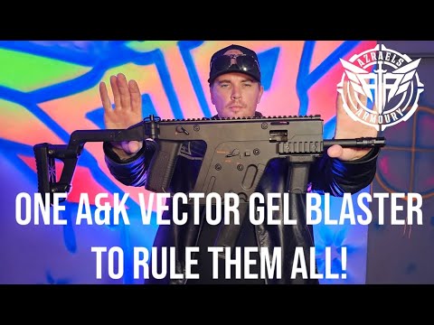 Taking an A&K Vector Gel Blaster and Upgrading it to the crazy town!