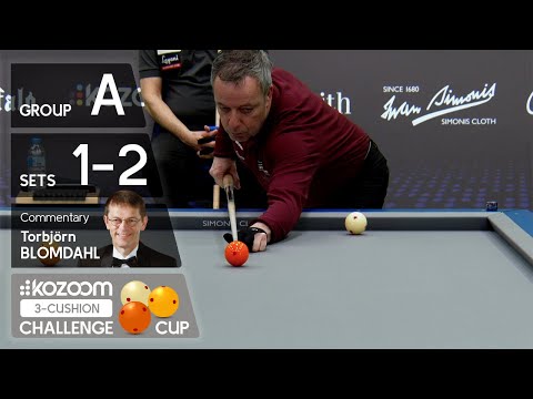 3-Cushion Kozoom Challenge Cup - Group A - Sets 1&2