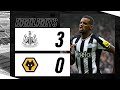 Newcastle United 3 Wolverhampton Wanderers 0 | Premier League Highlights