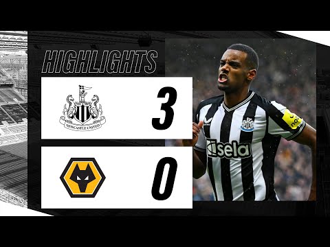 Newcastle United 3 Wolverhampton Wanderers 0 | Premier League Highlights