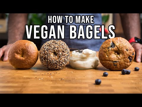How to Make Easy Vegan Bagels 3 Ways + Nut Free Soy Free Vegan Cream Cheese