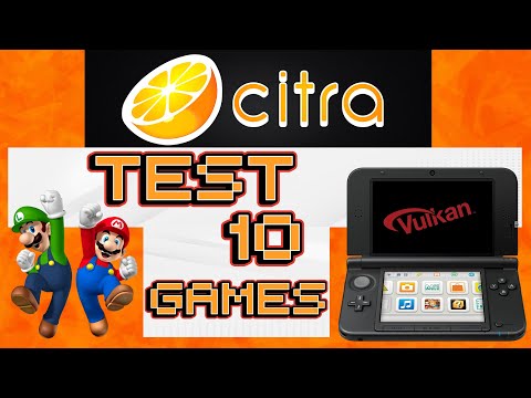 CITRA 3DS  Emulator PC | Test In 10 Games | Vulkan api | 4K | 2023 | RTX 3060 TI