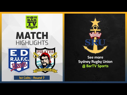 Eastwood v West Harbour - 1st Colts Round 7 Highlights | Sydney Rugby Union 2022