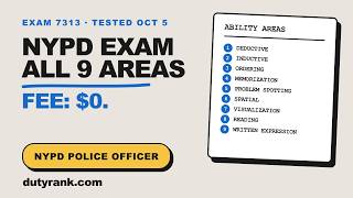 NYPD Exam 2026: What's Actually on the Police Officer Test (All 9 Abilities)