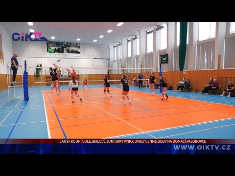 Lanškroun: Volejbalové juniorky vybojovaly cenné body na domácí palubovce