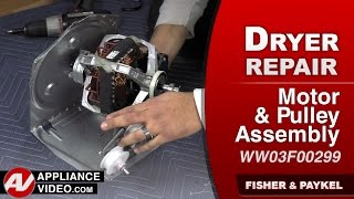 Fisher & Paykel Dryer - Drum Will Not Spin - Motor & Pulley Assy Repair and Diagnostic