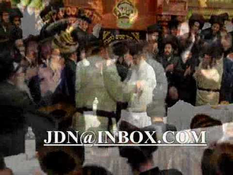 Pupa, Skulen and Satmer Rabbes at the Spinka Sheva Bruchis