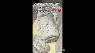 Proutěný košík pro miminko s boudičkou Scarlett Hvězdička - béžová