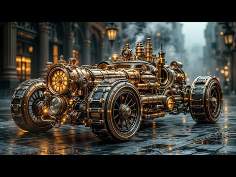 Unbelievable Steampunk Vehicles – The Ultimate Retro-Futuristic Experience!