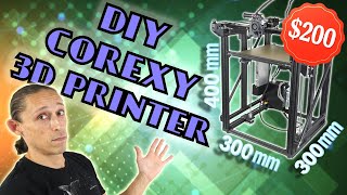 I built a large CoreXY 3D printer for just $200 from two old bed-slingers