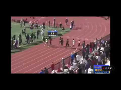 Brandon arrington freshman hélix 60m 6.96 only freshman in the highschool finals San Diegocalifornia