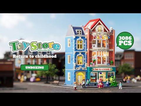 Vidéo Lumibricks Town Life 15008 : Magasin de jouets