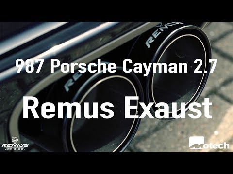 Motech Performance Porsche Cayman 987 Remus Exhaust