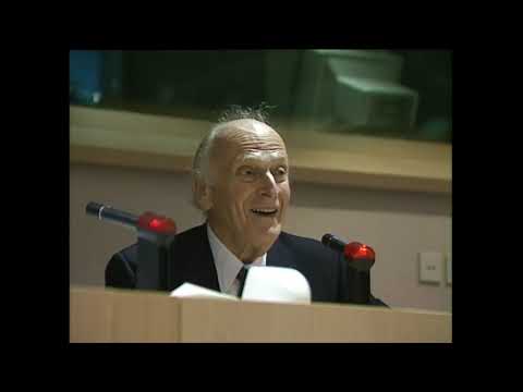 Yehudi Menuhin speech about Europe and Assemblée des Cultures