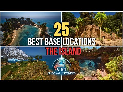 25 Best Base Locations: Ark Survival Ascended The Island