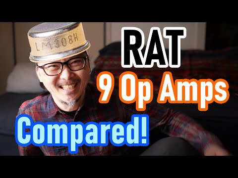 RAT Op Amp Shootout! Is The LM308 King? 9 Op Amps In A RAT Circuit - OP07, JRC4558, TL072, & others