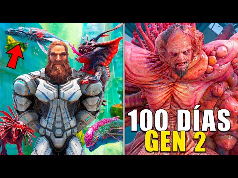 SOBREVIVO 100 DÍAS en ARK: GENESIS 2 (HARDCORE)
