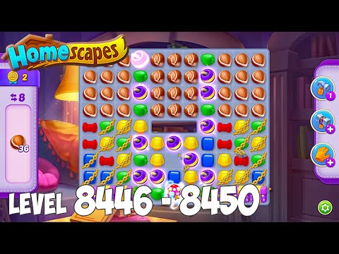 Homescapes level 8446 8447 8448 8449 8450 🏡 Gameplay Walkthrough (Android, iOS) Playrix