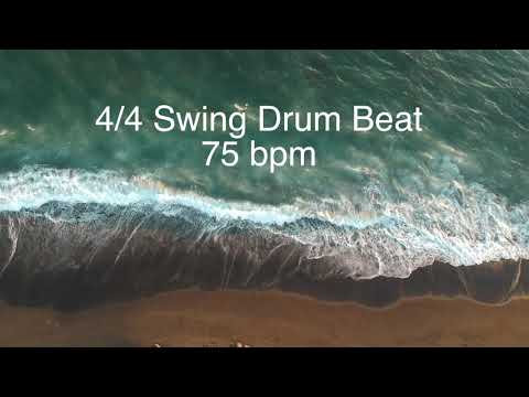 4 4 Swing Drum Beat 75 bpm