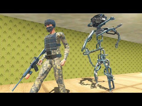 Hunted by ENTITIES in The Backrooms - Animal Revolt Battle Simulator