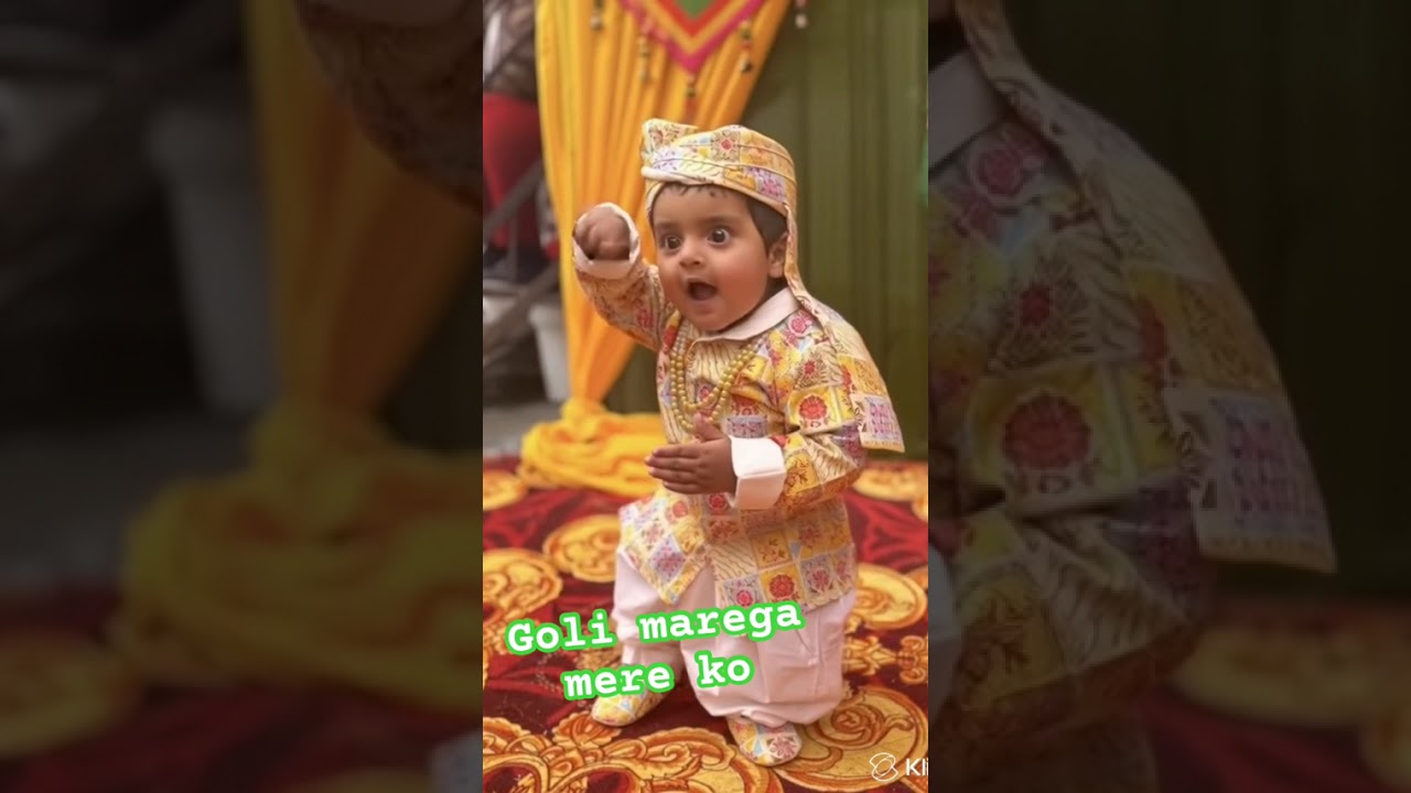 #funny #beauty #cutebaby #trending beda aaya goli marne vala 🔫