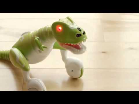 Интерактивный робот динозавр Dino Zoomer видеоинструкция