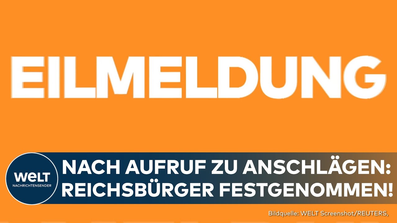 DORTMUND: Eilmeldung! Nach Aufruf zu Anschlagsplänen - Reichsbürger festgenommen