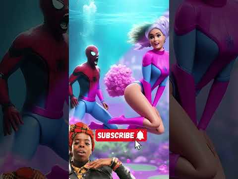 Evolução do Homem-Aranha desenho: Peidando na água #homemaranha #marvel #shorts