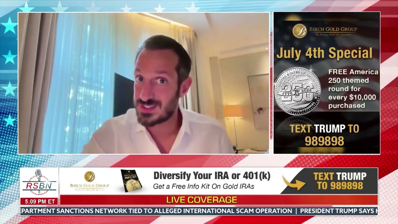 WATCH: Birch Gold's Patrick Phillip Joins RSBN to Discuss Their Fourth of July Sale - 06/24/26