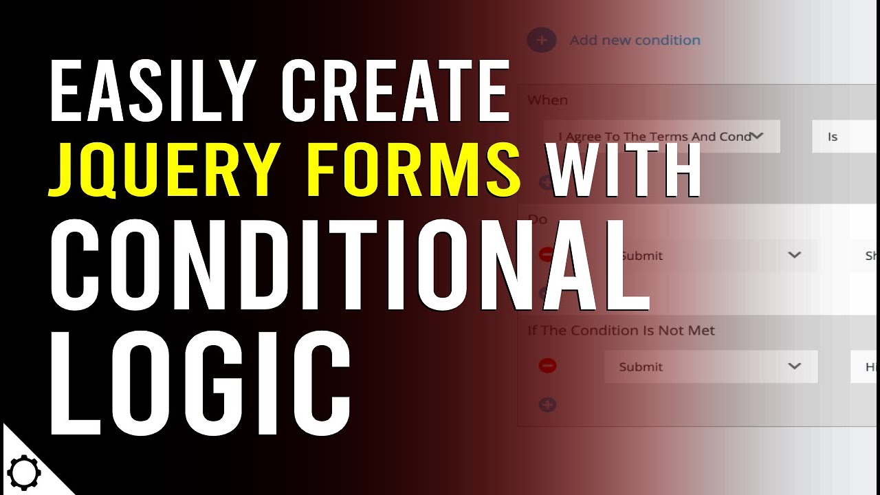 jQuery Forms with Conditional Logic -- The Ultimate Free Form Builder