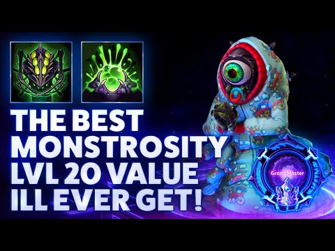 Abathur Monstrosity - THE BEST MONSTROSITY LEVEL 20 VALUE ILL EVER GET! - Grandmaster Storm League 2