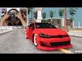 Volkswagen Golf GTI Mk7 Rocket Bunny Pandem (IVF) для GTA San Andreas видео 1