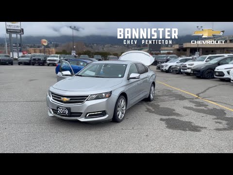 2019 Chevrolet Impala 4dr Sdn LT w/1LT in Silver for sale at Bannister Chevrolet Penticton in Penticton, BC