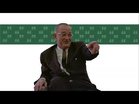 Get inspired #10: Lyndon B. Johnson